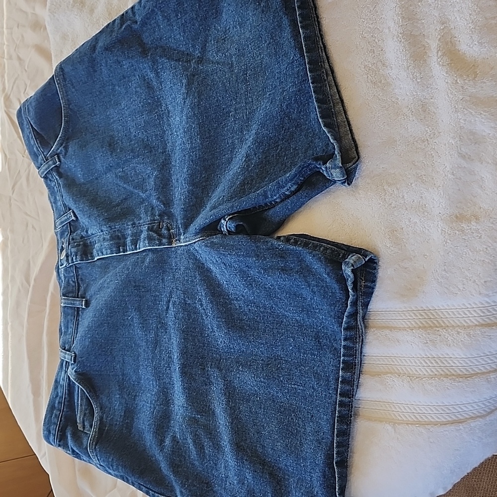 Wrangler mens  blue jeans shorts size 46